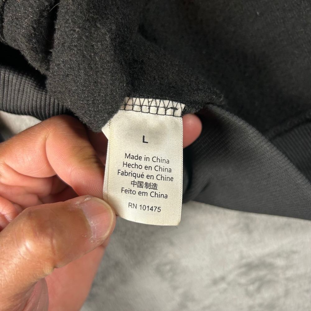 John Deere Mens Black Performance Hoodie Hard Work Made Easier Graphic Large - Picture 3 of 5